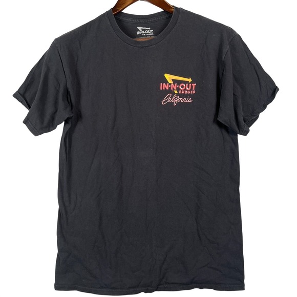 In-N-Out Burger Other - In-N-Out Burger Mens M Graphic T Shirt Black California Cars Palm Trees Retro